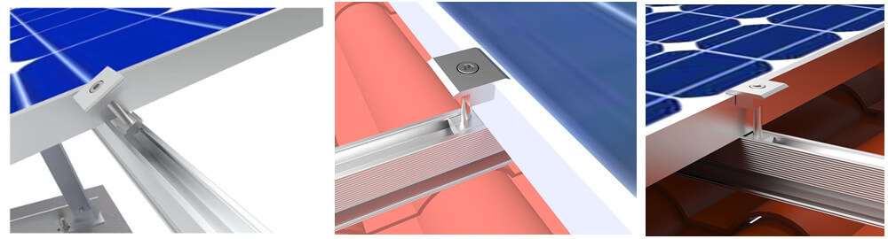 Solar mid clamp kits