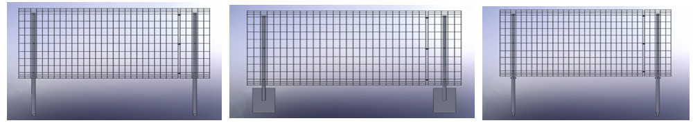 wire mesh fence